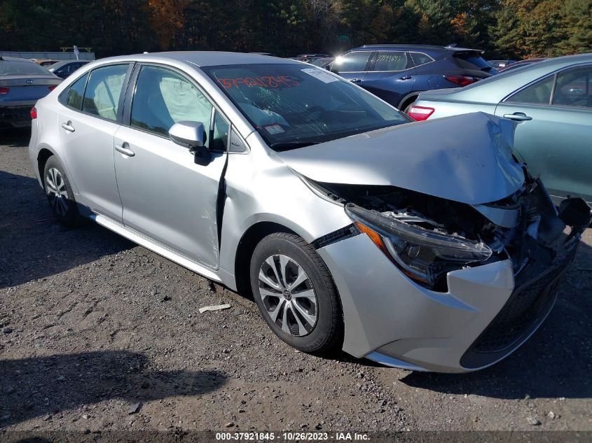 2022 Toyota Corolla Hybrid Le VIN: JTDEAMDE3NJ055950 Lot: 37921845