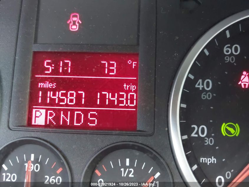 2009 Volkswagen Tiguan S/Se/Sel/Se W/Leather VIN: WVGAV75N79W510208 Lot: 37921924