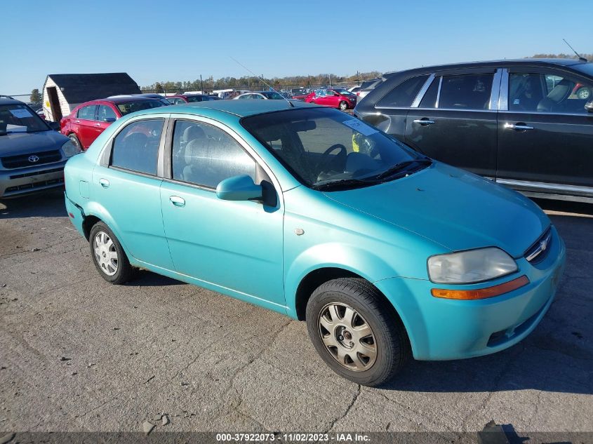 2005 Chevrolet Aveo Ls VIN: KL1TD52665B306364 Lot: 37922073