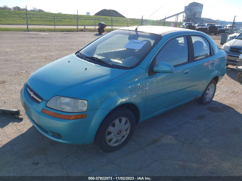 2005 Chevrolet Aveo Ls VIN: KL1TD52665B306364 Lot: 37922073