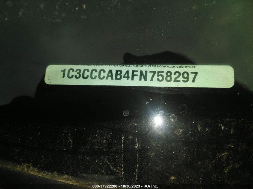 2005 Lincoln Ls V8 VIN: 1C3CCCAB4FN758297 Lot: 37922200