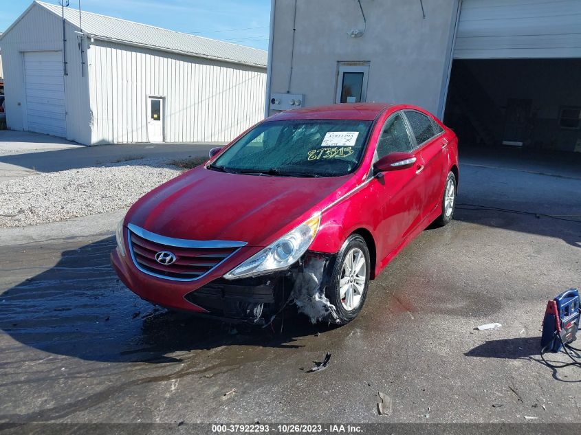 2014 Hyundai Sonata Gls VIN: 5NPEB4AC9EH873515 Lot: 37922293