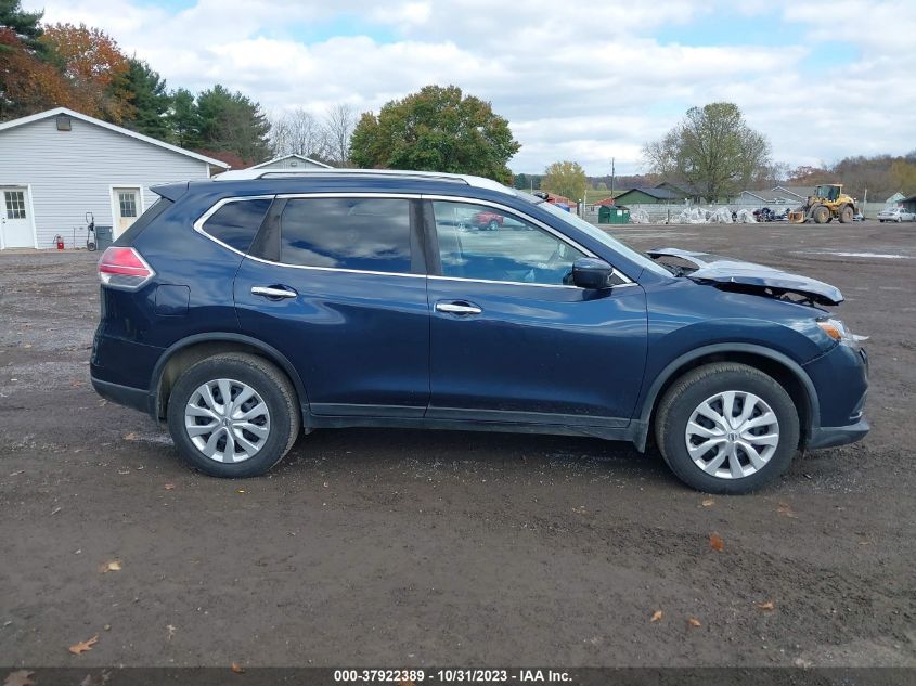 2016 Nissan Rogue S VIN: KNMAT2MV8GP725263 Lot: 37922389