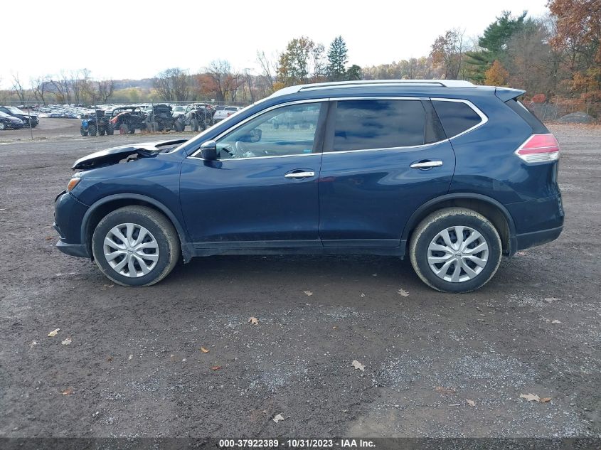 2016 Nissan Rogue S VIN: KNMAT2MV8GP725263 Lot: 37922389