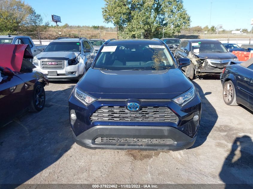 2020 Toyota Rav4 Hybrid Xle VIN: 2T3RWRFV4LW081744 Lot: 37922462