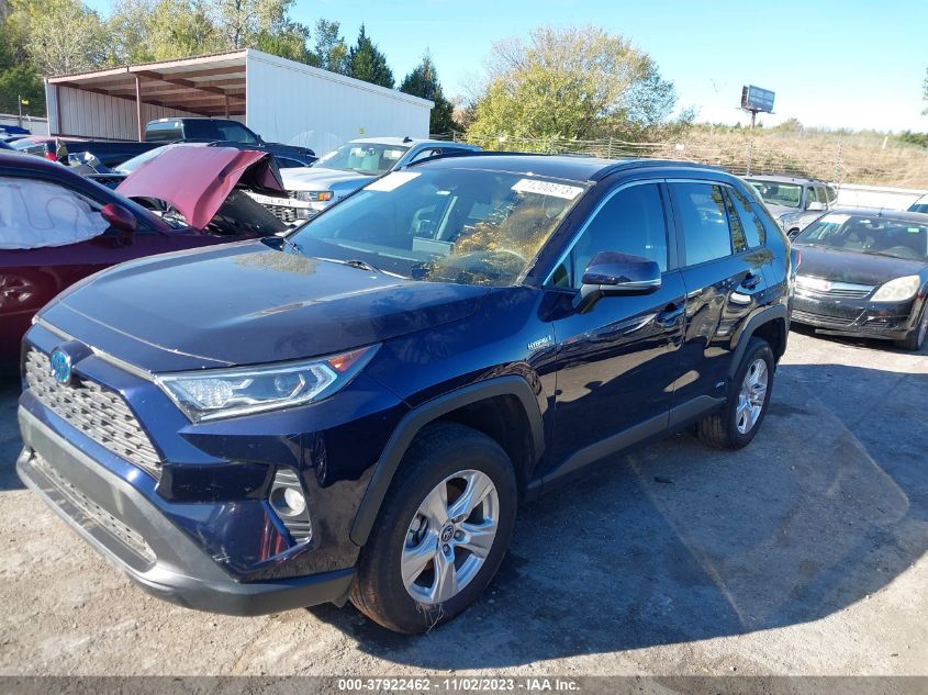 2020 Toyota Rav4 Hybrid Xle VIN: 2T3RWRFV4LW081744 Lot: 37922462