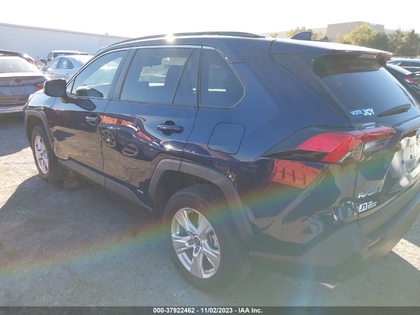 2020 Toyota Rav4 Hybrid Xle VIN: 2T3RWRFV4LW081744 Lot: 37922462