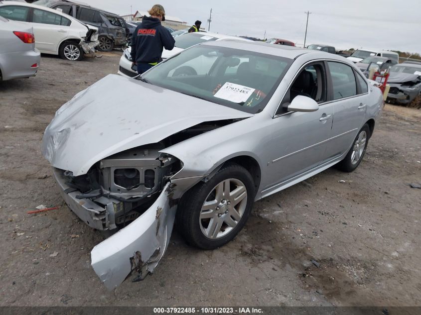 2009 Chevrolet Impala 3.9L Lt VIN: 2G1WC57M491302554 Lot: 37922485