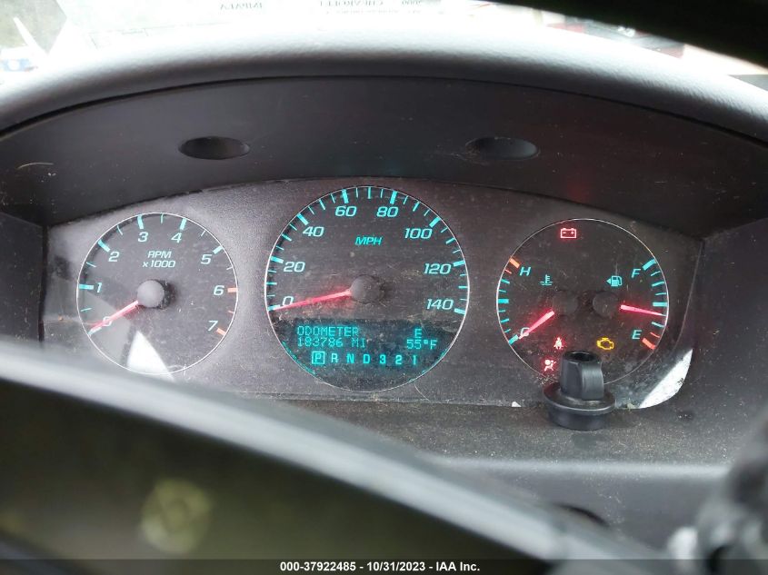 2009 Chevrolet Impala 3.9L Lt VIN: 2G1WC57M491302554 Lot: 37922485