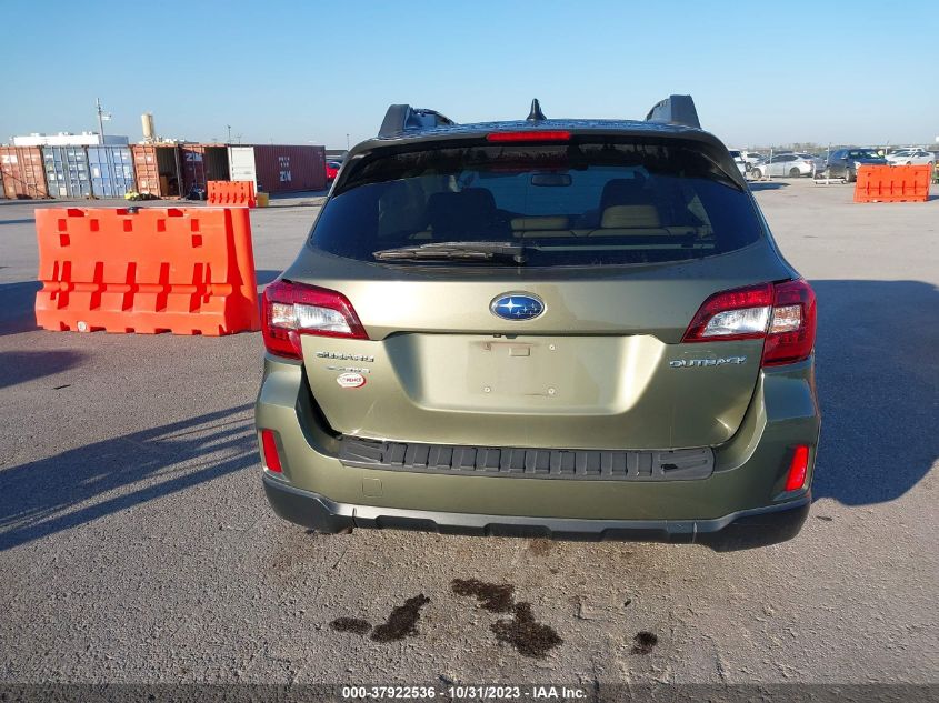 2016 Subaru Outback 2.5I Limited VIN: 4S4BSBNC3G3333444 Lot: 37922536