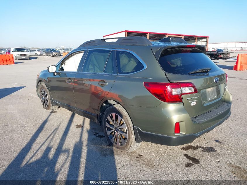 2016 Subaru Outback 2.5I Limited VIN: 4S4BSBNC3G3333444 Lot: 37922536