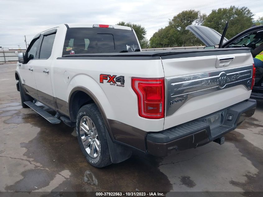 1FTFW1EG9HFA97437 2017 Ford F-150 King Ranch