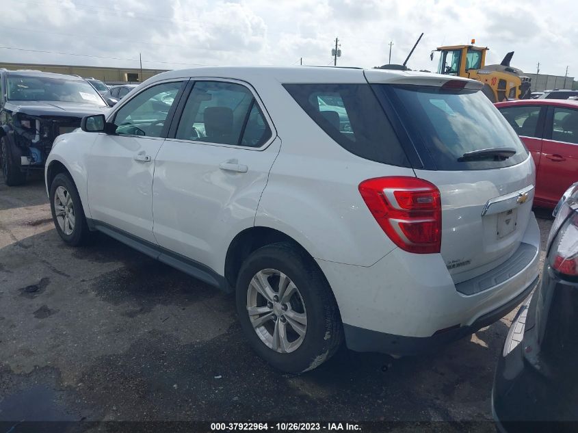 2017 Chevrolet Equinox Ls VIN: 2GNALBEK3H6107443 Lot: 37922964