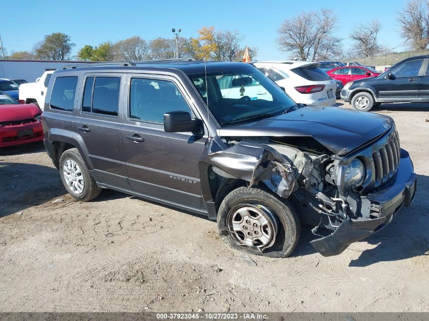 2016 Jeep Patriot Sport VIN: 1C4NJRBB9GD779231 Lot: 37923045