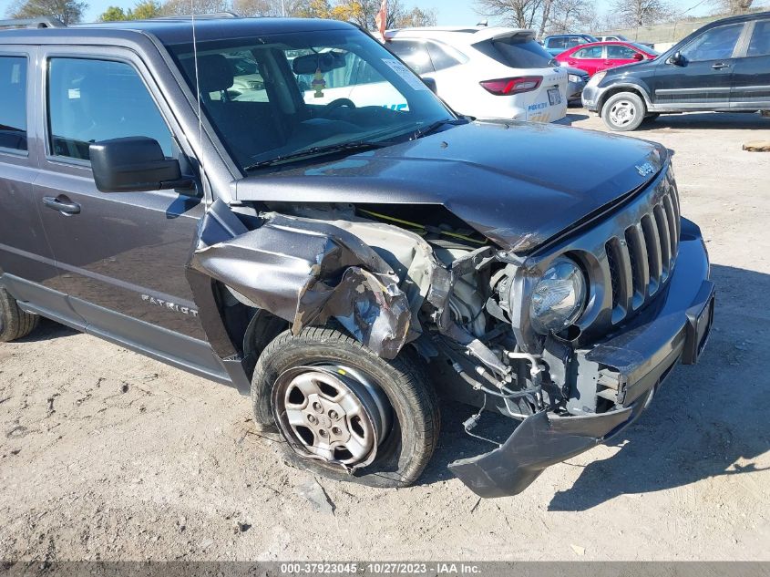 2016 Jeep Patriot Sport VIN: 1C4NJRBB9GD779231 Lot: 37923045