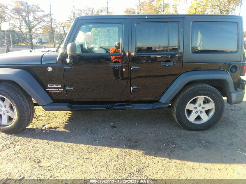 2017 Jeep Wrangler Unlimited Sport VIN: 1C4BJWDG2HL528827 Lot: 37923119