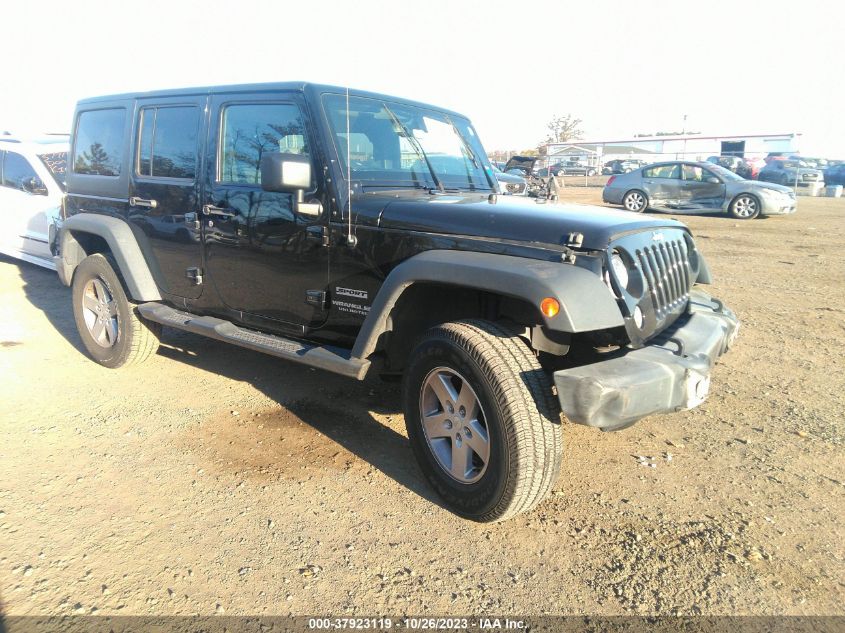 2017 Jeep Wrangler Unlimited Sport VIN: 1C4BJWDG2HL528827 Lot: 37923119