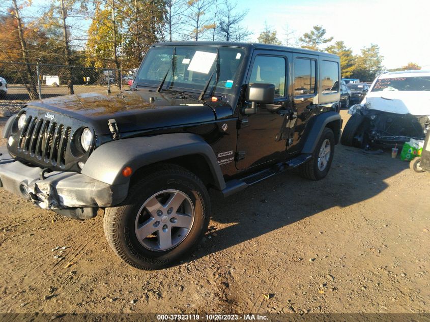 2017 Jeep Wrangler Unlimited Sport VIN: 1C4BJWDG2HL528827 Lot: 37923119