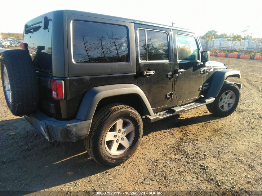 2017 Jeep Wrangler Unlimited Sport VIN: 1C4BJWDG2HL528827 Lot: 37923119