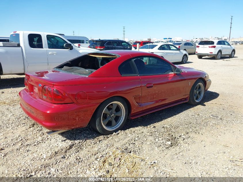 1998 Ford Mustang Svt Cobra VIN: 1FAFP47V8WF152327 Lot: 37923529