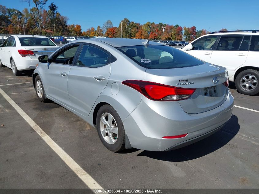 2014 Hyundai Elantra Se VIN: KMHDH4AE1EU215359 Lot: 37923634