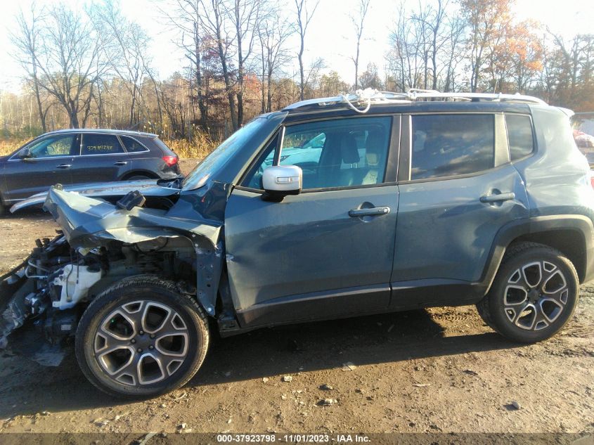 2018 Jeep Renegade Limited VIN: ZACCJBDB3JPH19031 Lot: 37923798