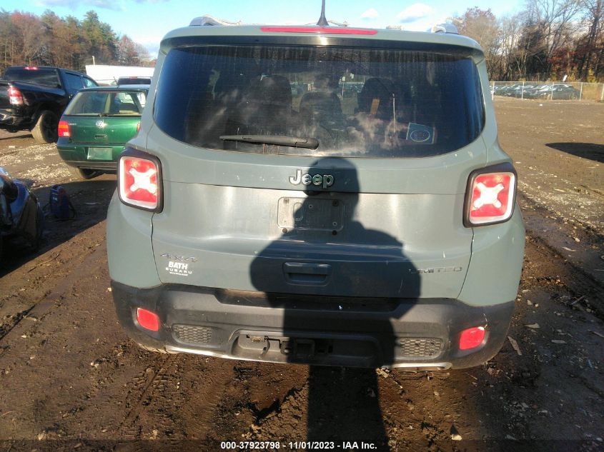 2018 Jeep Renegade Limited VIN: ZACCJBDB3JPH19031 Lot: 37923798