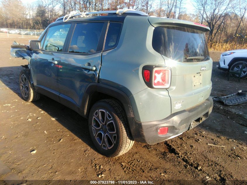 2018 Jeep Renegade Limited VIN: ZACCJBDB3JPH19031 Lot: 37923798