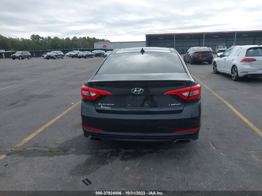 2016 Hyundai Sonata 2.4L Limited VIN: 5NPE34AF9GH265701 Lot: 37924006