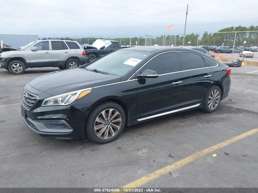 2016 Hyundai Sonata 2.4L Limited VIN: 5NPE34AF9GH265701 Lot: 37924006