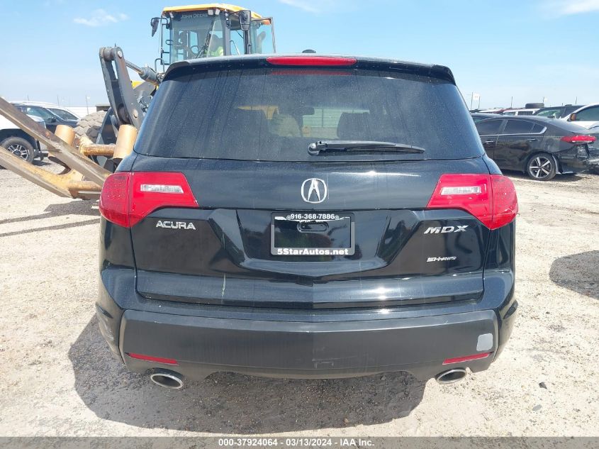 2009 Acura Mdx VIN: 2HNYD28249H527549 Lot: 37924064