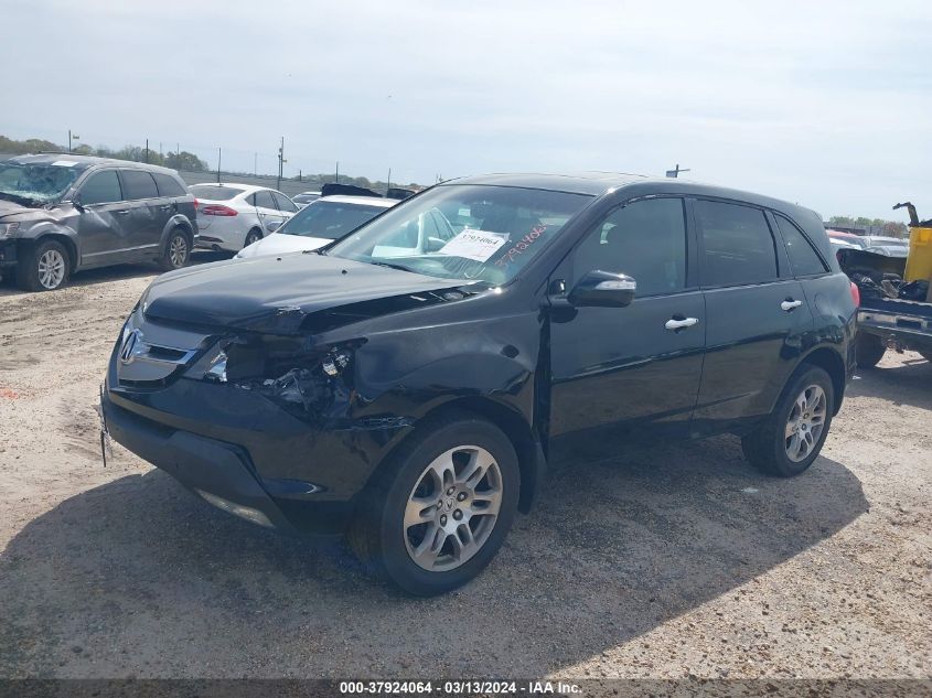 2009 Acura Mdx VIN: 2HNYD28249H527549 Lot: 37924064