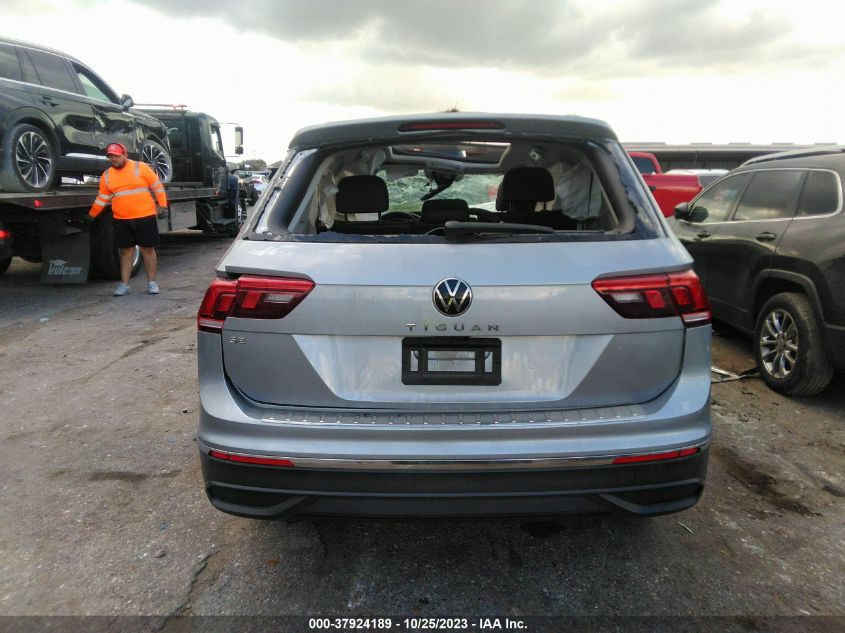 2022 Volkswagen Tiguan Se VIN: 3VV3B7AX3NM112888 Lot: 37924189