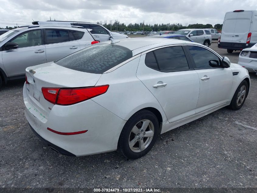 5XXGM4A76EG311802 2014 Kia Optima Lx