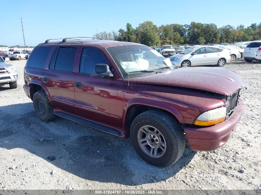 2002 Dodge Durango Slt VIN: 1B4HR48Z52F212876 Lot: 37924797