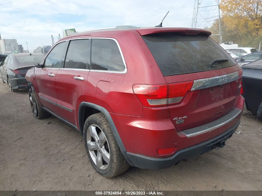 2011 Jeep Grand Cherokee Overland VIN: 1J4RR6GT3BC587886 Lot: 37924854