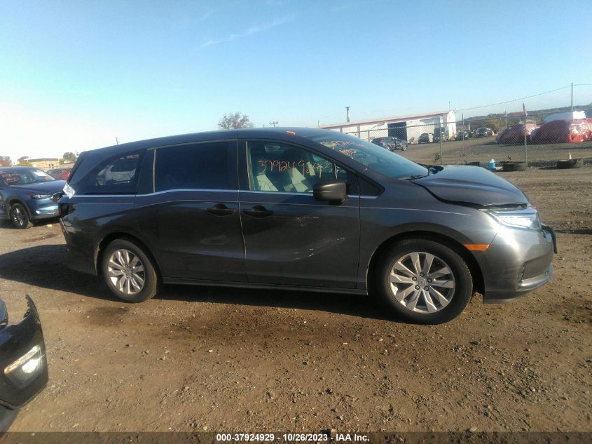 2022 Honda Odyssey Lx VIN: 5FNRL6H28NB015944 Lot: 37924929