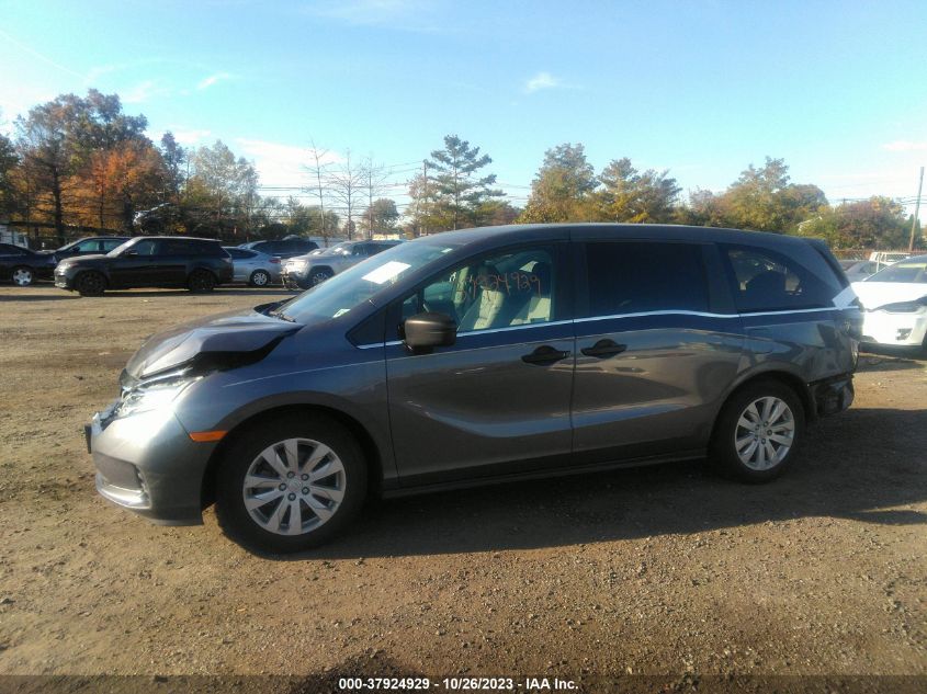 2022 Honda Odyssey Lx VIN: 5FNRL6H28NB015944 Lot: 37924929