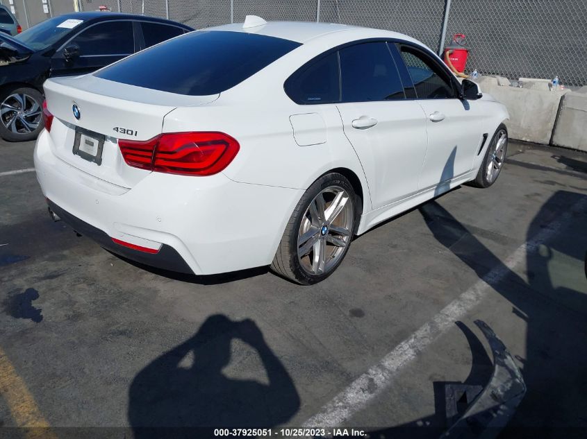 2018 BMW 4 Series 430I VIN: WBA4J1C56JBM10283 Lot: 37925051