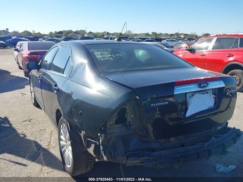 2010 Ford Fusion Hybrid VIN: 3FADP0L31AR111277 Lot: 37925453