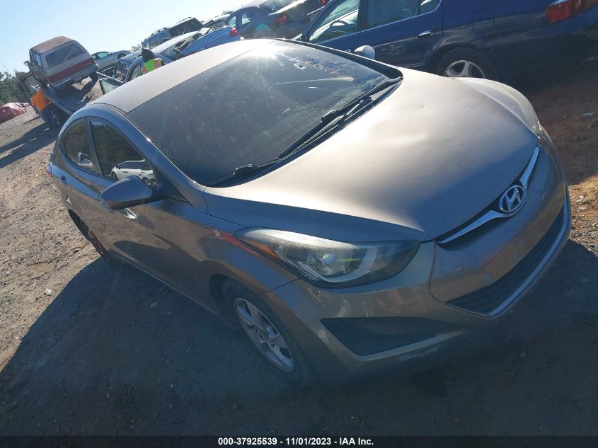 2014 Hyundai Elantra Se VIN: 5NPDH4AE3EH456337 Lot: 37925539