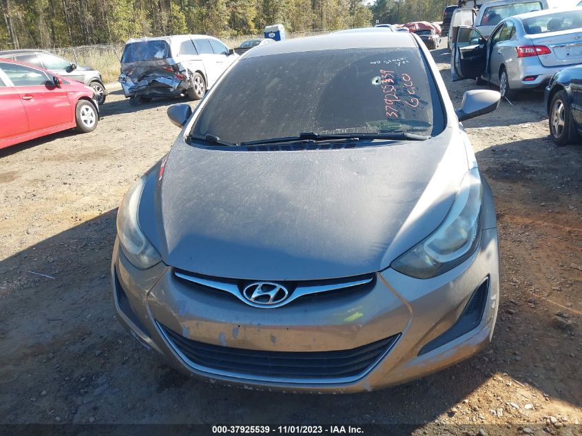 2014 Hyundai Elantra Se VIN: 5NPDH4AE3EH456337 Lot: 37925539