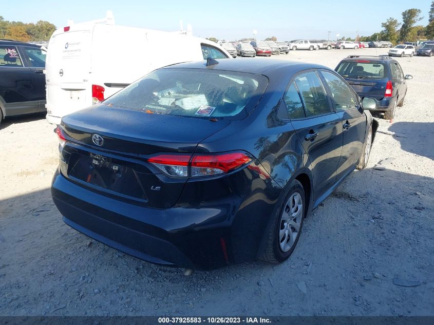 2020 Toyota Corolla Le VIN: 5YFEPRAE4LP088304 Lot: 37925583