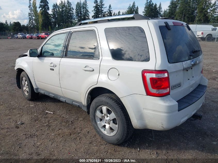 1FMCU9EGXCKA15914 2012 Ford Escape Limited