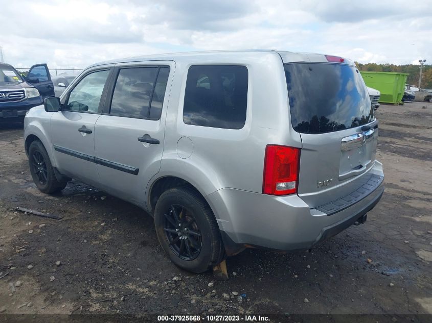 5FNYF3H26BB008603 2011 Honda Pilot Lx