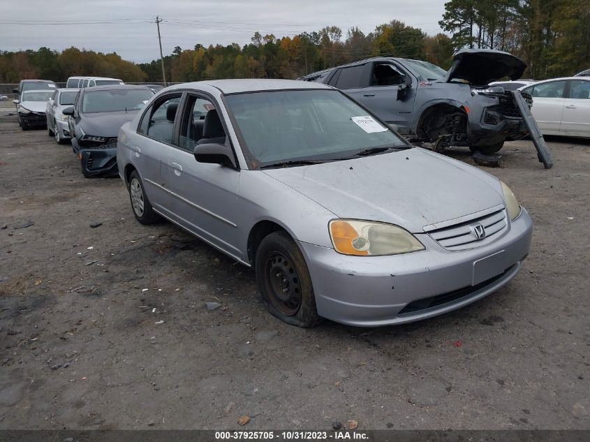 2003 Honda Civic Lx VIN: 1HGES16573L026110 Lot: 37925705