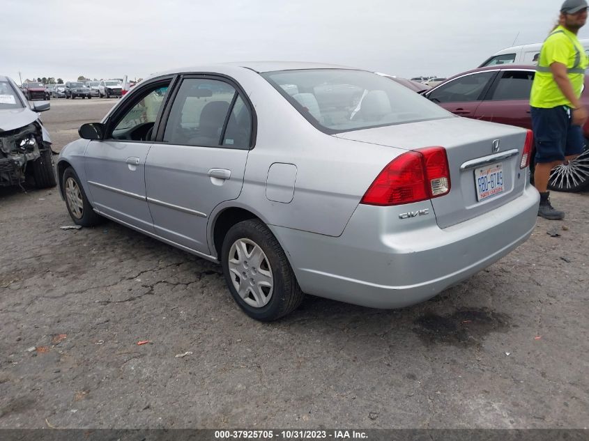 2003 Honda Civic Lx VIN: 1HGES16573L026110 Lot: 37925705