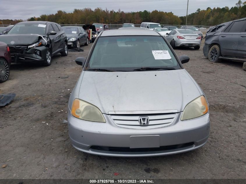 2003 Honda Civic Lx VIN: 1HGES16573L026110 Lot: 37925705