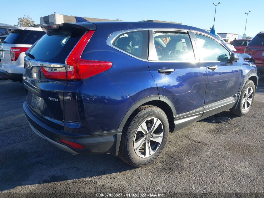 2019 Honda Cr-V Lx VIN: 5J6RW6H33KL004739 Lot: 37925827