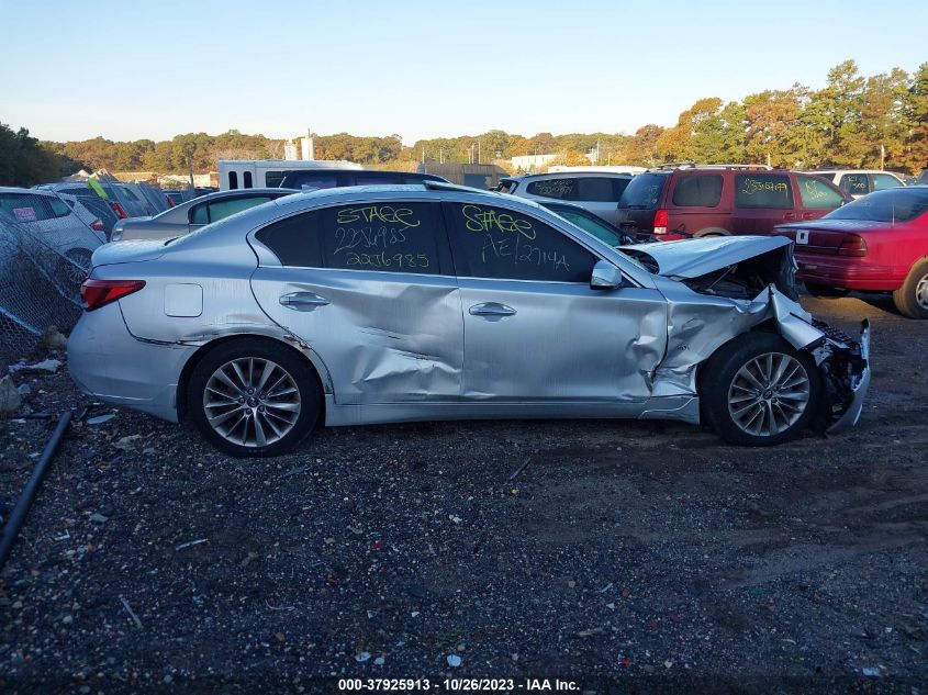 2018 Infiniti Q50 3.0T Luxe VIN: JN1EV7AR4JM610672 Lot: 37925913